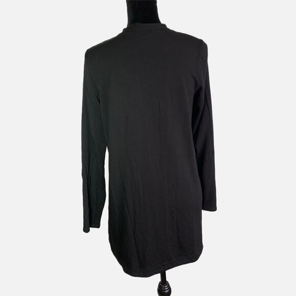 Eileen Fisher Black Zip Cardigan Jacket Women’s S Tencel Stretch Quiet Fleece - Picture 3 of 16